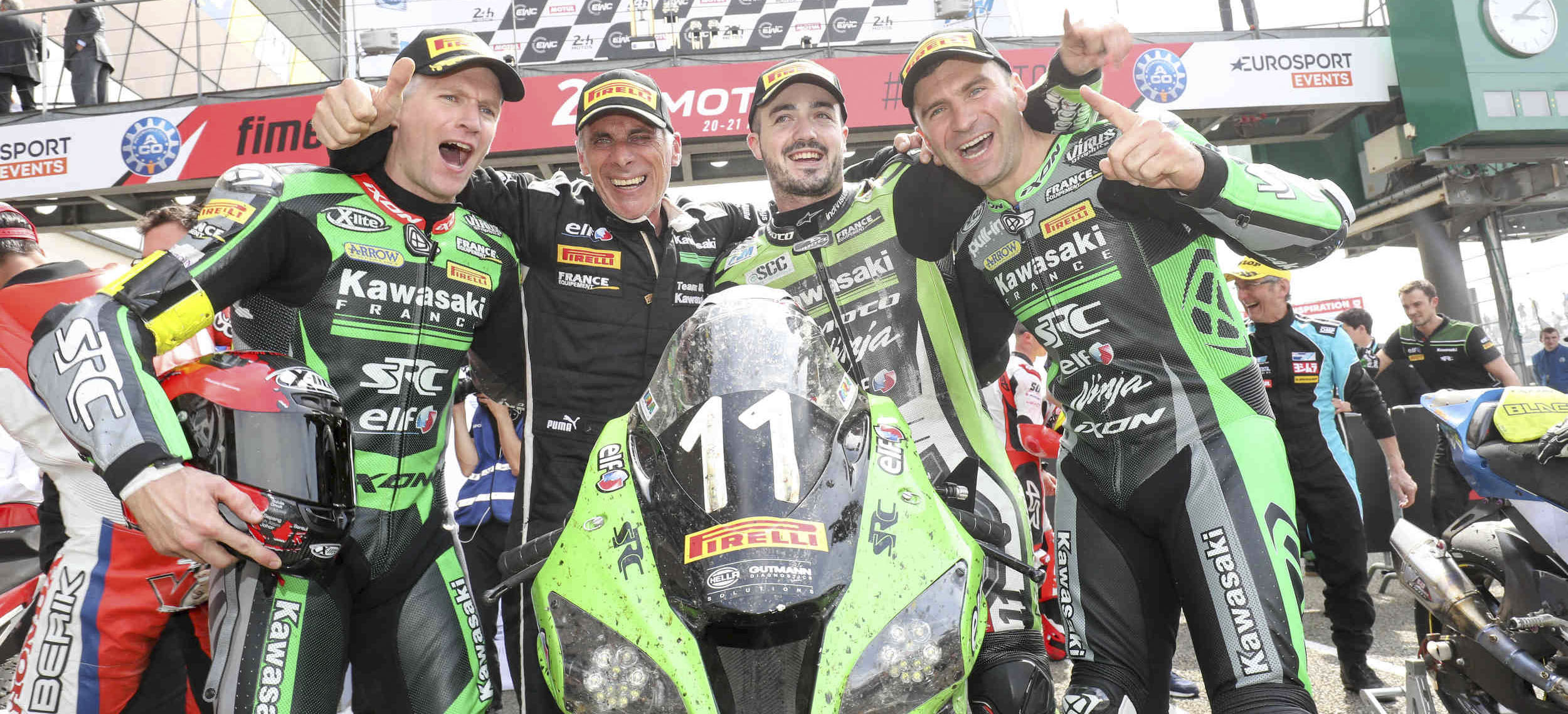 ホンダ・エンデューランス・レーシングとの激戦の末にSRC カワサキが勝利